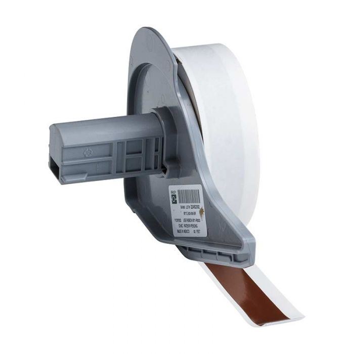 BMP71 B-595 Indoor/Outdoor Vinyl Tape 12.7mm x 15.24m Brown,(was 142367) 173218