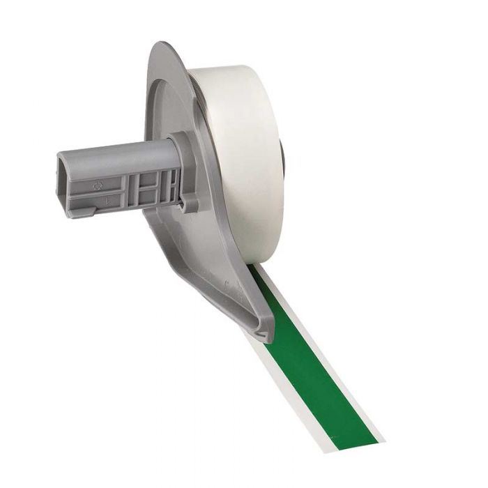 BMP71 B-595 Indoor/Outdoor Vinyl Tape 12.7mm x 15.24m Green, (was 142370), 173215