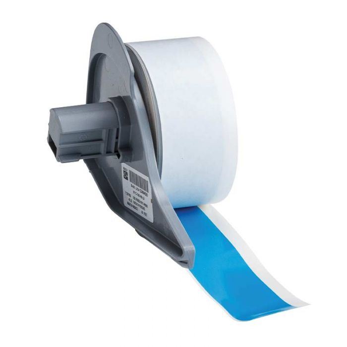 BMP71 B-595 Indoor/Outdoor Vinyl Tape 25.4mm x 15.24m Light Blue,(was 142378), 173280