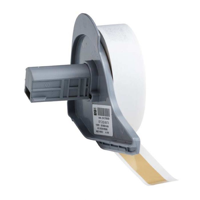 BMP71 B-595 Indoor/Outdoor Vinyl Tape 12.7mm x 15.24m Tan, ( was 142391) 173206