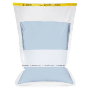 Picture of Whirl-Pak® Write On Bags - 55 oz. (1,627 ml),Yellow Tape Box of 500,  B01195WA