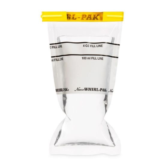 Picture of Whirl-Pak® Flat Wire Bags with Write-On Strip - 4 oz. (118 ml) Box of 500 B01339WA