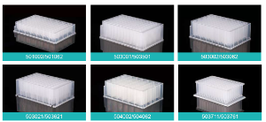 Picture of 1.6 mL 96-Well Deep Well Plate, U-Bottom, Square Well, Non-Sterile, 5/pk, 50/cs 502002