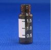 Picture of 2.0mL Amber Vial, 12x32mm, with White Graduated Spot, 10-425mm Thread 32010E-1232A