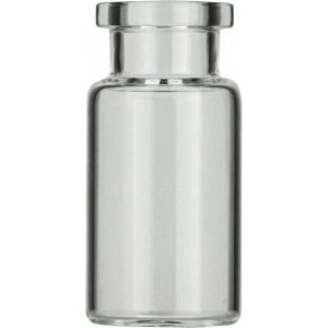 Picture of Crimp neck vial, N 20, 22.5x46.0 mm, 10.0 mL, flat bottom, flat neck, clear  702918