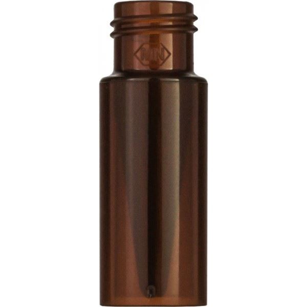 Screw neck vial, N 9, 11.6x32.0 mm, 0.3 mL, inner cone, PP amber  702172