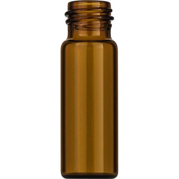 Screw neck vial, N 13, 14.75x45.0 mm, 4.0 mL, flat bottom, amber  702973