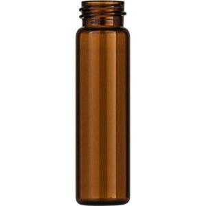 Picture of Screw neck vial, N 15, 16.6x61.0 mm, 8.0 mL, flat bottom, amber  702311