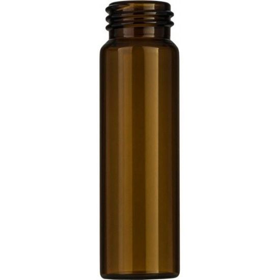 Picture of Screw neck vial, N 24, 27.5x95.0 mm, 40.0 mL, flat bottom, amber  702024 