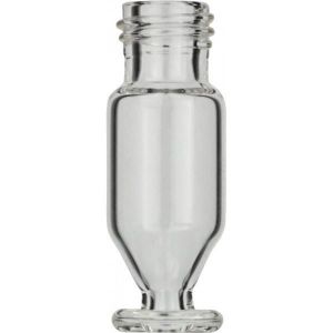 Picture of Screw neck vial, N 9, 11.6x32.0 mm, 1.1 mL, conical + round pedestal clear  702088 