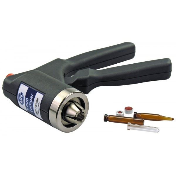 Crimping tool for 8 mm aluminum caps, manual, ergonomic 735208 