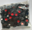 Picture of 10-425mm Black Open Hole Polypropylene Closure, Red PTFE/Silicone Septa, 0.060” with Slit 806070-10(100)