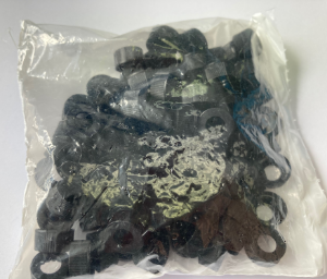 Picture of 9mm R.A.M.™ Black, Ribbed Polypropylene Open Hole Cap 5310-09F