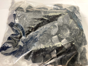 Picture of 24-400mm Solid Top, Black Polypropylene Unlined 5320-24