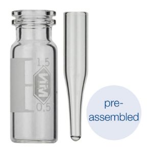 Picture of Pre-assembled: Snap ring/crimp neck vial, N 11 (702713) with assembled conical insert (702813) 702176 
