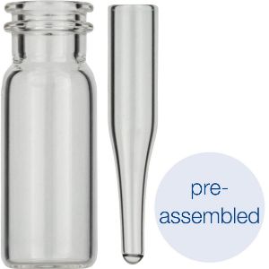 Picture of Pre-assembled: Snap ring/crimp neck vial, N 11 (702714) with assembled conical insert (702813) 702170 