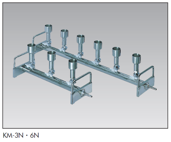 Picture of KM-6N HYDROLAB MANIFOLD Stainless Steel Vacuum Manifolds, KM-6N