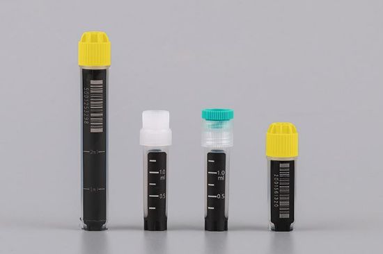 Picture of 3D Barcode 1.9 mL Cryogenic Vial, SBS Format, Compatible with Brooks System, Racked,Self-Standing, External Thread, Caps on, Sterile, 48/Pk, 480/Cs, 612051