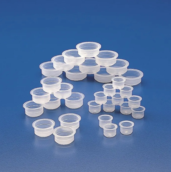 Picture of TEST TUBE CLOSURE CAPS PE 38 mm , pk 100, KAR658