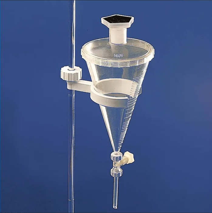 GRADUATED SEPARATING FUNNELS TPX 500 ml KAR978