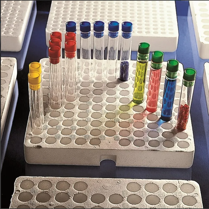 TEST TUBE TRAYS Expanded PS 250 place KAR1175