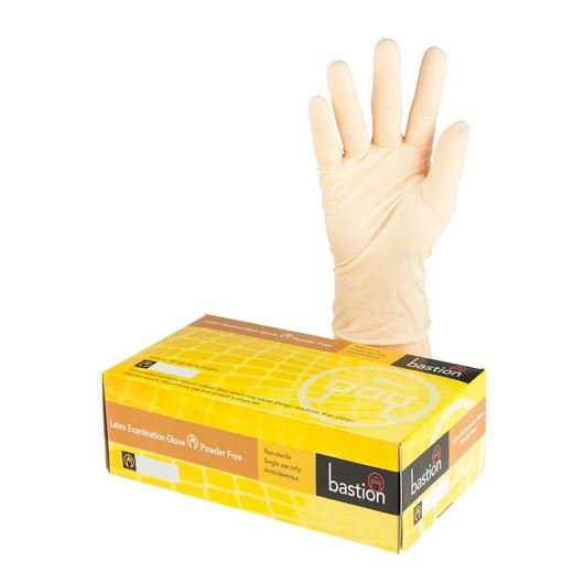 Latex Gloves Large Bastion L322PF-L-BAS