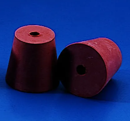CONICAL STOPPERS Red Rubber 23 x 16 mm dia. KAR3826