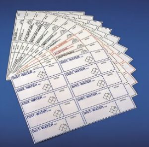 Picture of Safety IDENTIFICATION LABELS * Green Print * KAR5015