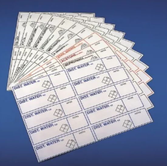Picture of Safety IDENTIFICATION LABELS * Black Print * KAR5019