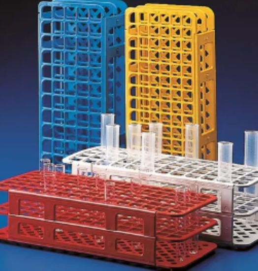 Picture of UNIVERSAL TEST TUBE RACKS PP - * Yellow * 60 place * Yellow * KAR565/06