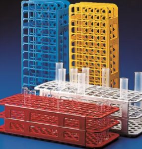 Picture of UNIVERSAL TEST TUBE RACKS PP - * Yellow * 40 place * Yellow * KAR566/06