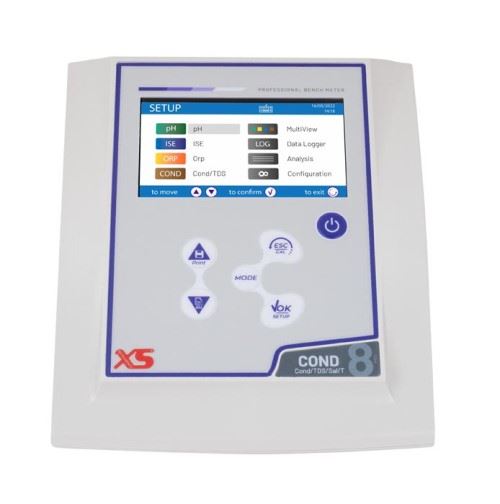COND 8 PRO kit BASIC without conductivity cell. Standard solution 1413 µS and 12,88 mS, cell holder , 50103212