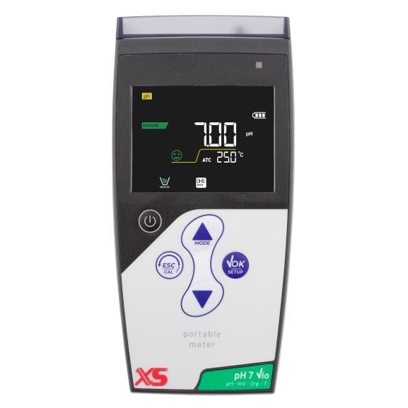 pH 7 Vio DHS complete kit included pH GEL electrode plastic body 1 mt. cable with BNC. 50110062