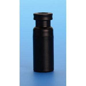 Picture of 1.5mL Black Polypropylene Snap Seal™ Vial, 12x32mm, 11mm Crimp [Patented] 31511P-12BK