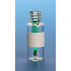 Picture of 100µL Clear Interlocked™ Vial/Insert, 12x32mm, 8-425mm Thread with White Marking Spot 30208M-1232