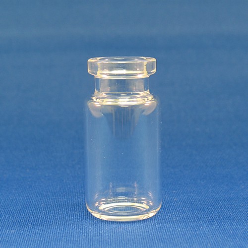 10mL SPME Clear Radius Bottom Vial, 23x46mm, 20mm Flat Top Crimp, Thicker Lip Finish 31020SP-2346
