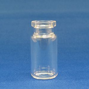 Picture of 10mL SPME Clear Radius Bottom Vial, 23x46mm, 20mm Flat Top Crimp, Thicker Lip Finish 31020SP-2346
