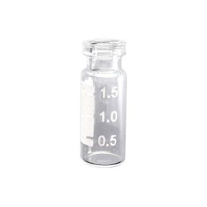Picture of 2.0mL Clear Snap Seal™ Vial, 12x32mm, with White Graduated Spot, 11mm Crimp [Patented] 31811E-1232