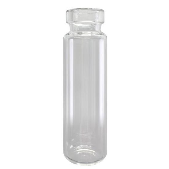 Picture of 20mL SPME Clear Radius Bottom Vial, 23x75mm, 20mm Flat Top Crimp, Thicker Lip Finish 32020SP-2375