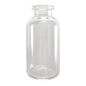 Picture of 27mL Clear Headspace Vial, 30x60mm (for Shimadzu), Flat Bottom, 20mm Beveled Crimp Top 327020-3060