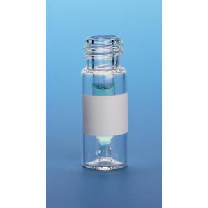 Picture of 300µL Clear Interlocked™ Vial/Insert, 12x32mm, 10-425mm Thread with White Marking Spot 30210M-1232