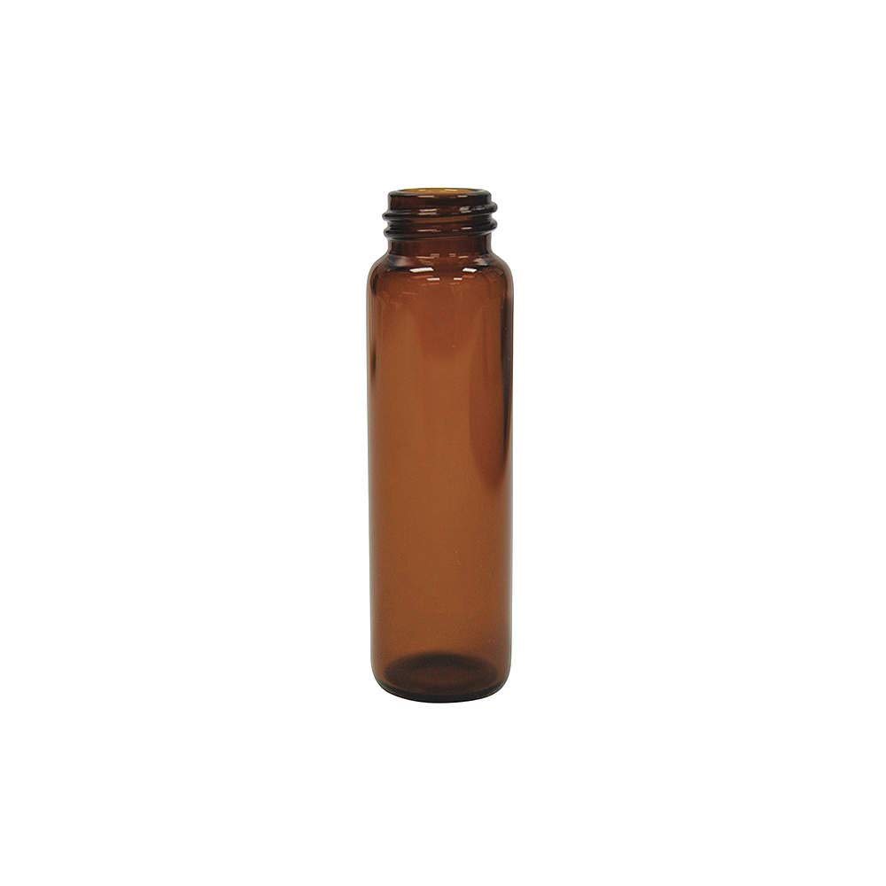 60mL Amber EPA Vial, 27x140mm, 24-400mm Thread,pk144, 36024-27140A