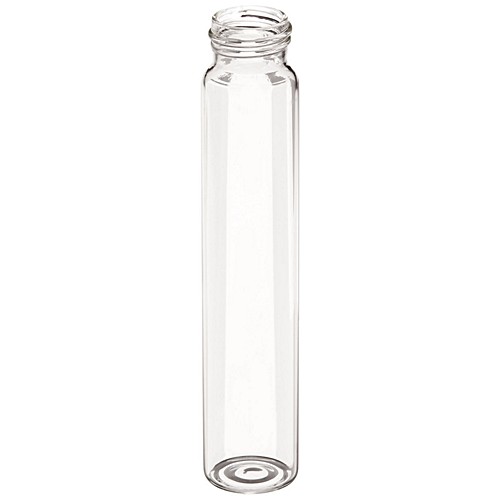 60mL Clear EPA Vial, 27x140mm, 24-400mm Thread,pk100, D0376-60