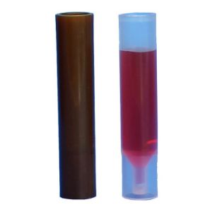 Picture of 700µL Amber Polypropylene Limited Volume Shell Vial, 8x40mm, Requires Snap Plug,4107P-840A 4107P-840A