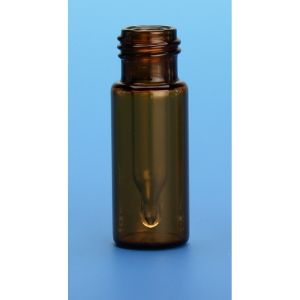 Picture of Amber Step R.A.M.™ 9mm Threaded Vial w/Marking Spot, 12x32mm, w/300µL Glass Insert 80209M-1232A