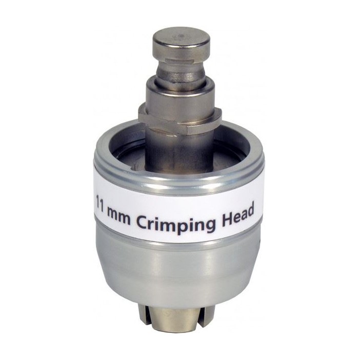Crimping head for 11 mm crimp caps, used with REF 735700 735711