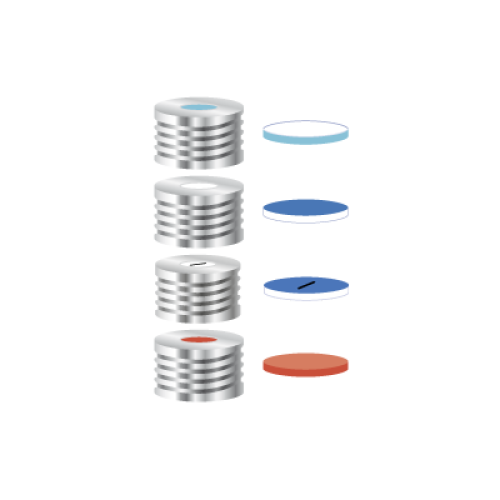 Septa N17 Sil bltr/PTFE w, 45°, 1.5 702981