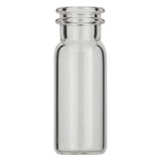 Picture of Snap ring/crimp neck vial, N 11, 11.6x32.0 mm, 1.5 mL, flat bottom, clear  702714