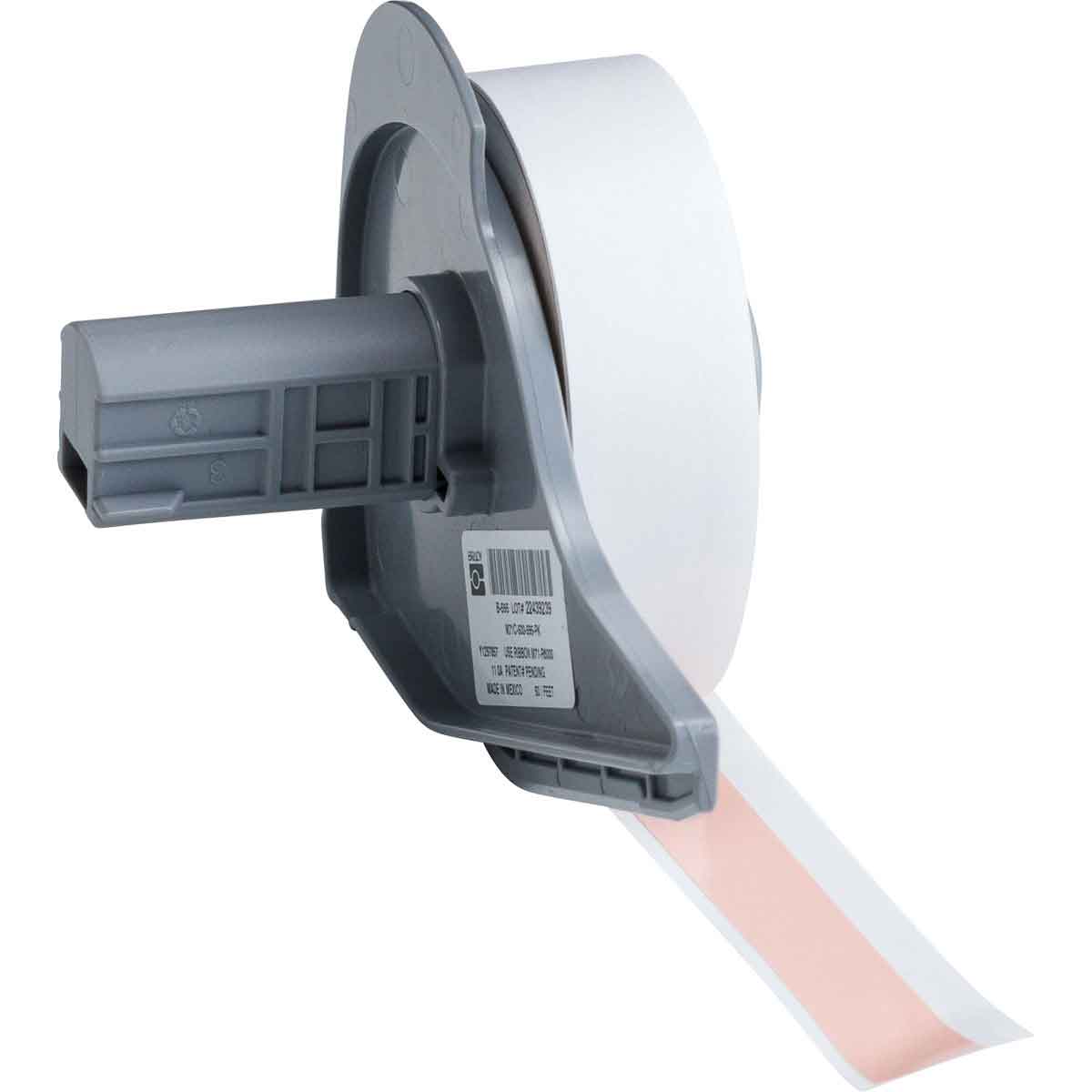 All Weather Permanent Adhesive Vinyl Label Tape for BMP71 - 0.5", Pink, ( was 142382)173210
