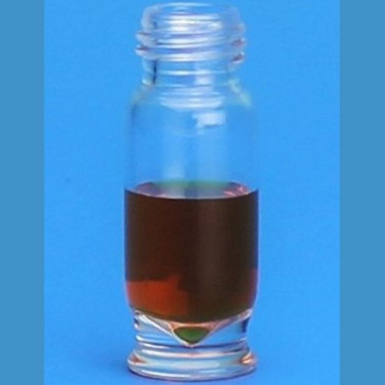 Picture of 1.5mL Amber R.A.M.™  High Recovery Vial, 12x32mm,  9mm Thread, with Marking Spot, 31509M-1232A